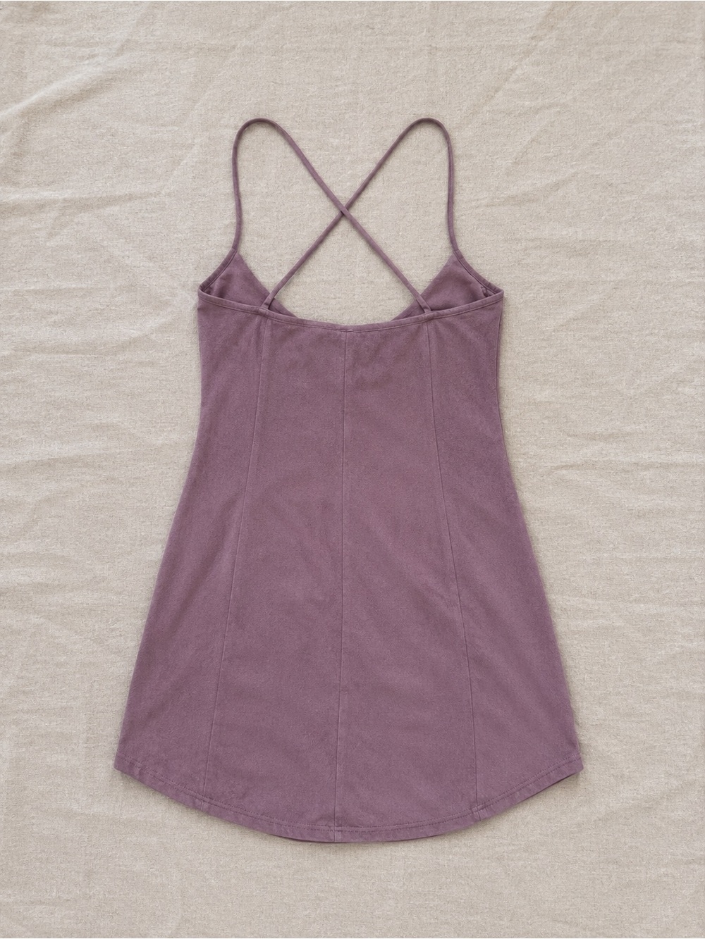 Windsor Mauve Faux Suede Mini Dress Size Small | Y2K Going Out Dress - Picture 4 of 7